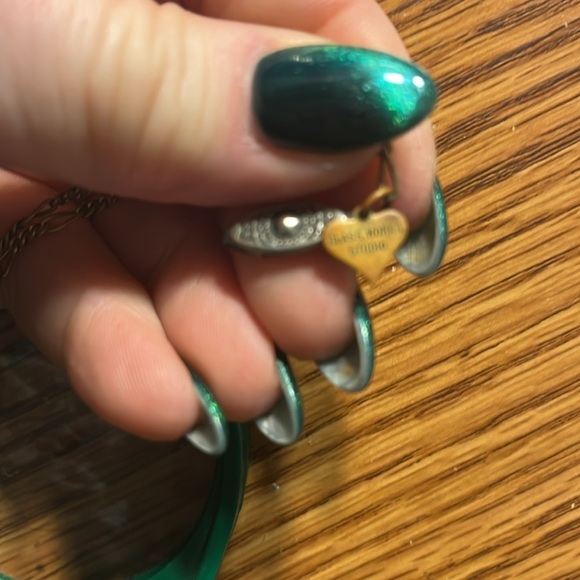 Vintage Glass Works Studio Charm Necklace Artisan Hearts - Picture 6 of 9